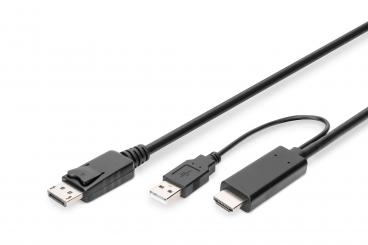 4K HDMI adapter cable - HDMI to DisplayPort 