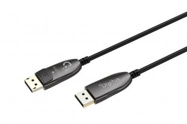 DisplayPort AOC Hybrid fiber optic cable, UHD 8K, 15 m 