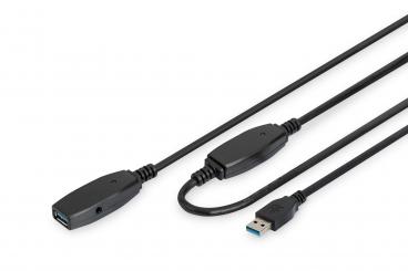 Active USB 3.0 extension cable, 10 m 