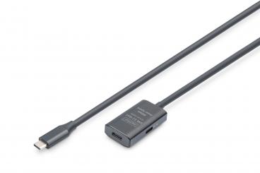 Active USB 3.2 Gen1 5G extension cable, USB-C - USB-C, 5m 