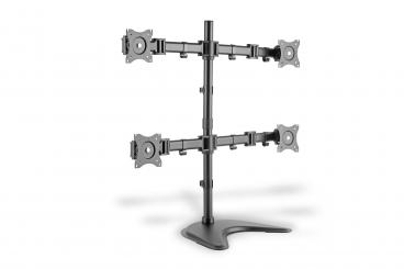 Quad monitor mount, 4x 27", 4x 8 kg 