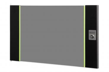 Glass front door for 19" 7U wall-mounted enclosure Unique series 