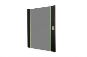 Glass front door for 19" 16U wall-mounted enclosure Unique series 