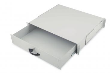 Lockable drawer for 482.6 mm (19") network and server cabinets, 2U 