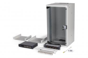 SOHO Pro network set, 254 mm (10") - 12U, 315 x 300 mm (W x D) 