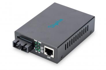 Fast Ethernet Media Converter, RJ45 / SC 