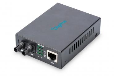 Gigabit Media Converter, RJ45 / ST 