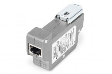 PoE surge protector (RJ45), DIN rail installation, indoor 