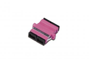 Fiber optic coupling, duplex, SC to SC, MM OM4 