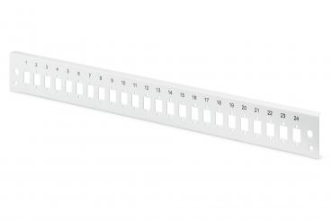 Fiber Optic Splice Box Front Panel, quick lock, 24x LC DX, SC SX, E2000 SX 