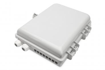 FTTH Distribution Box for 16 LC/DX or SC/SX couplers 